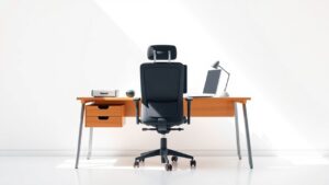 Een opgeruimd kantoorbureau met nadruk op HR-uitbesteding voor HRM Friesland.